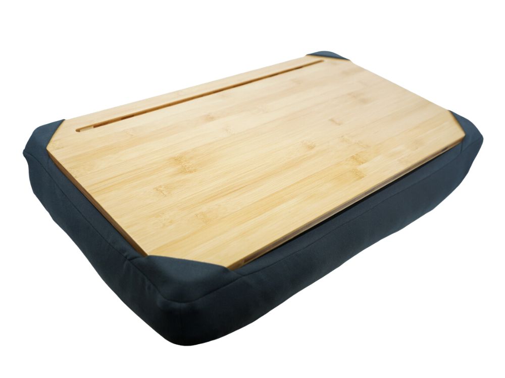 Hedgehog In The Leaves Cushioned Lap Tray | Wooden Frame | Bean Bag Pillow Cushion | Lap Top Lap Desk | TV Dinners | Ideal For Laptop Use