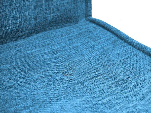 Modju Modular Sofa - Blue Woven Fabric Couch Top Section