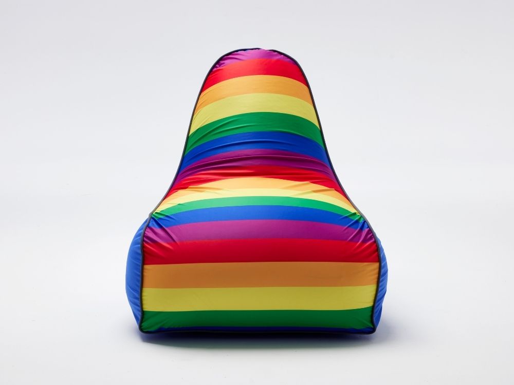 Outdoor Lounger Rainbow Bean Bag - Noomi Bean Bags