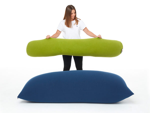 Add a noomi XL bean bag and a tube pillow for an amazing couch