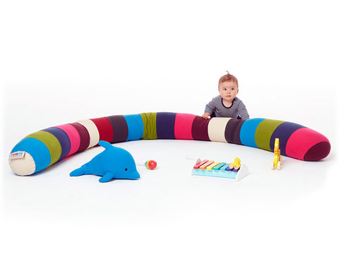 Rainbow body pillow & back support pillow