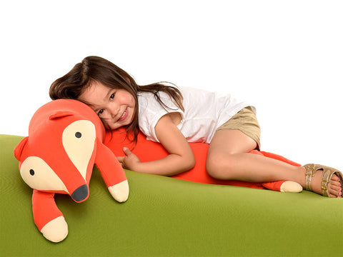 Kids fox animal shaped body pillow