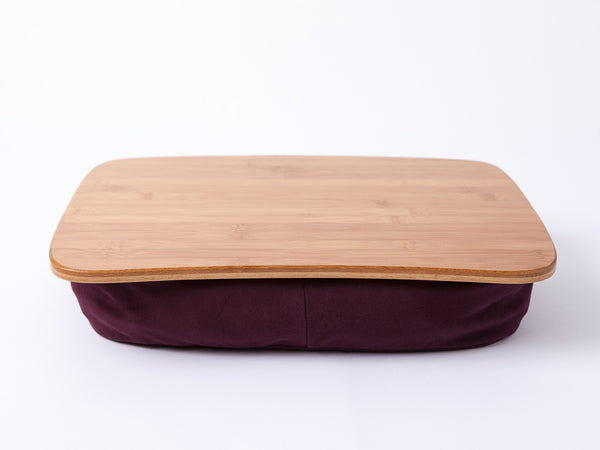 LapCush Lap Tray Stable Table Eggplant