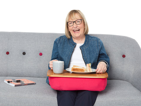 Lapcush - the best stable lap table, great for crosswords, food, and laptops