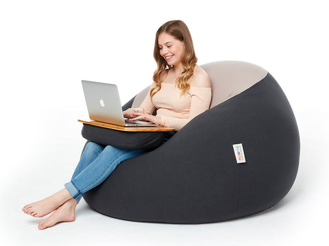 Amazing large luxury round bean bag.