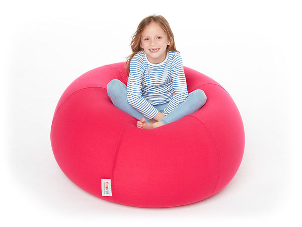 noomi's pod bean bag is a medium size - perfect for people of all sizes and fits everywhere!