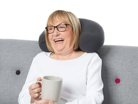 Zzz Pillow - perfect support neck pillow. Great for sore necks - Charcoal